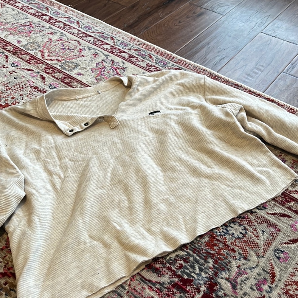 VANS CROPPED HENLEY